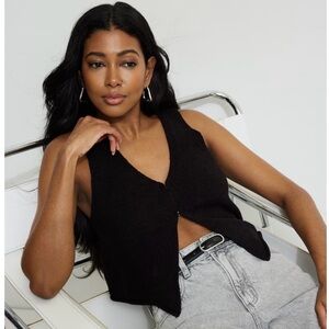 Dynamite keyhole knit vest